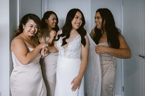 Bride Getting Ready