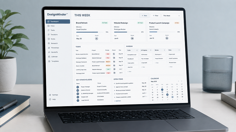 DesignMinder™: The AI Operations Starter Kit for Designers