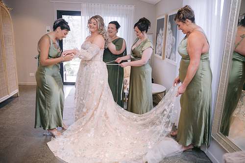Bride Getting Ready