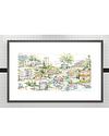 Sheffield Cityscape | Landmarks | Fine Art Book-Mounted Print | Historic Yorkshire Art