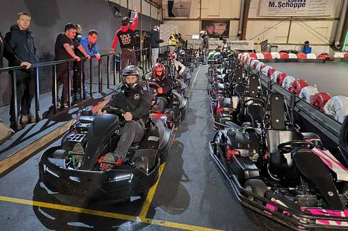 Kartrennen mit 