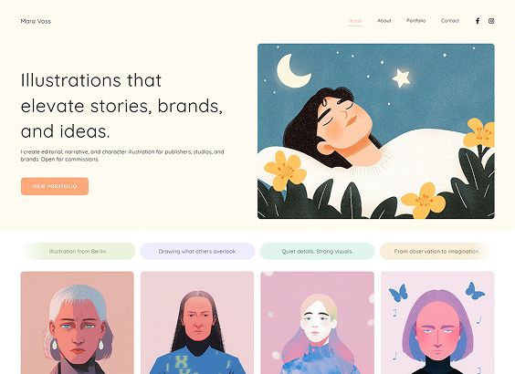 Photography portfolio templates