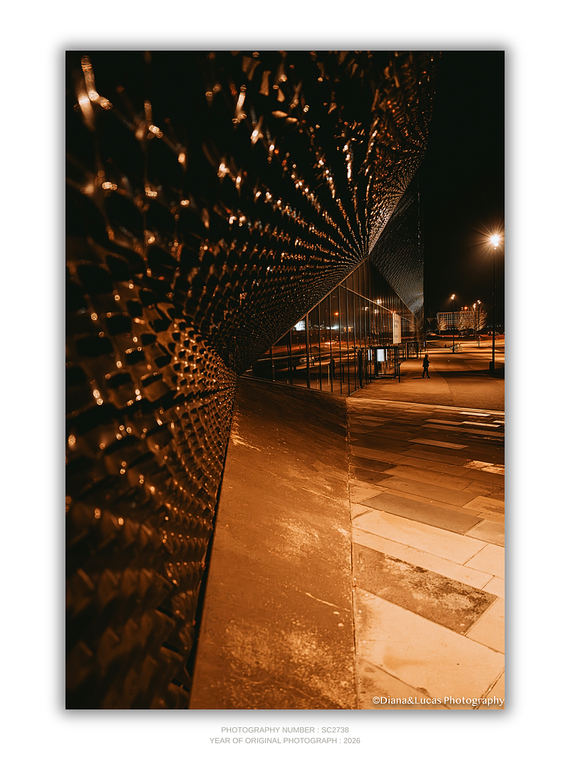 COLLECTION - URBAN GEOMETRY VERTICAL - "Midnight Scales" - LIMITED EDITION 10 of 10