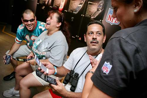 Interactive sports fan activations