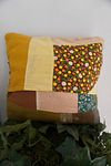 amongst the flowers: woven pillow