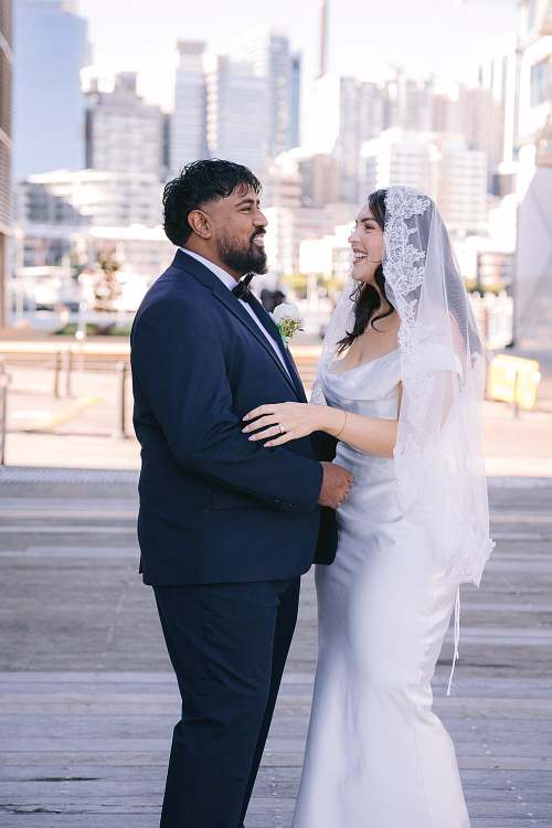 Bride and Groom's First Look