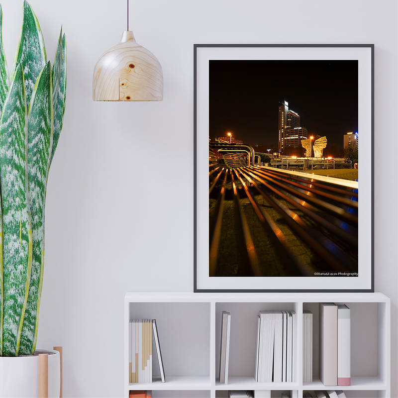 COLLECTION - URBAN GEOMETRY VERTICAL - "Lines to the City" - LIMITED EDITION 10 of 10