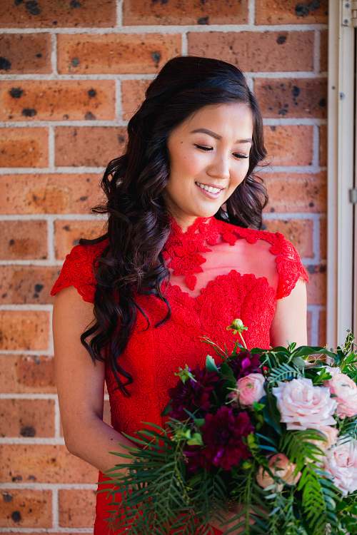 Bride Getting Ready