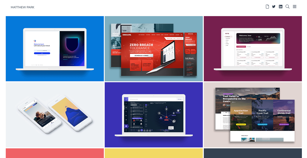 Matthew Park concept artist and UX designer portfolio