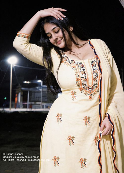 GOLDEN NIGHTS IN PUNJABI SUIT