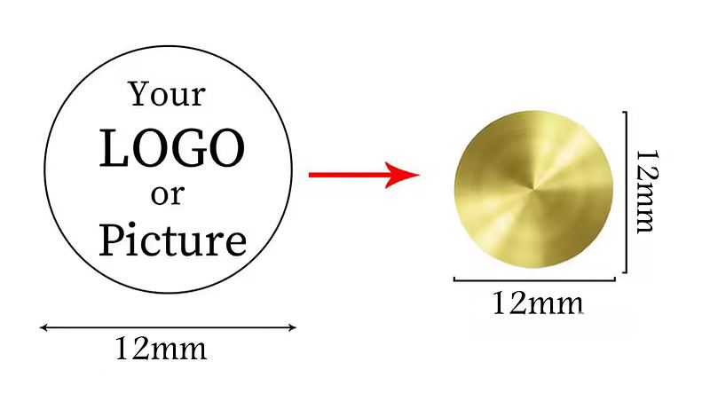 "CIRCLE" Brass Stamp