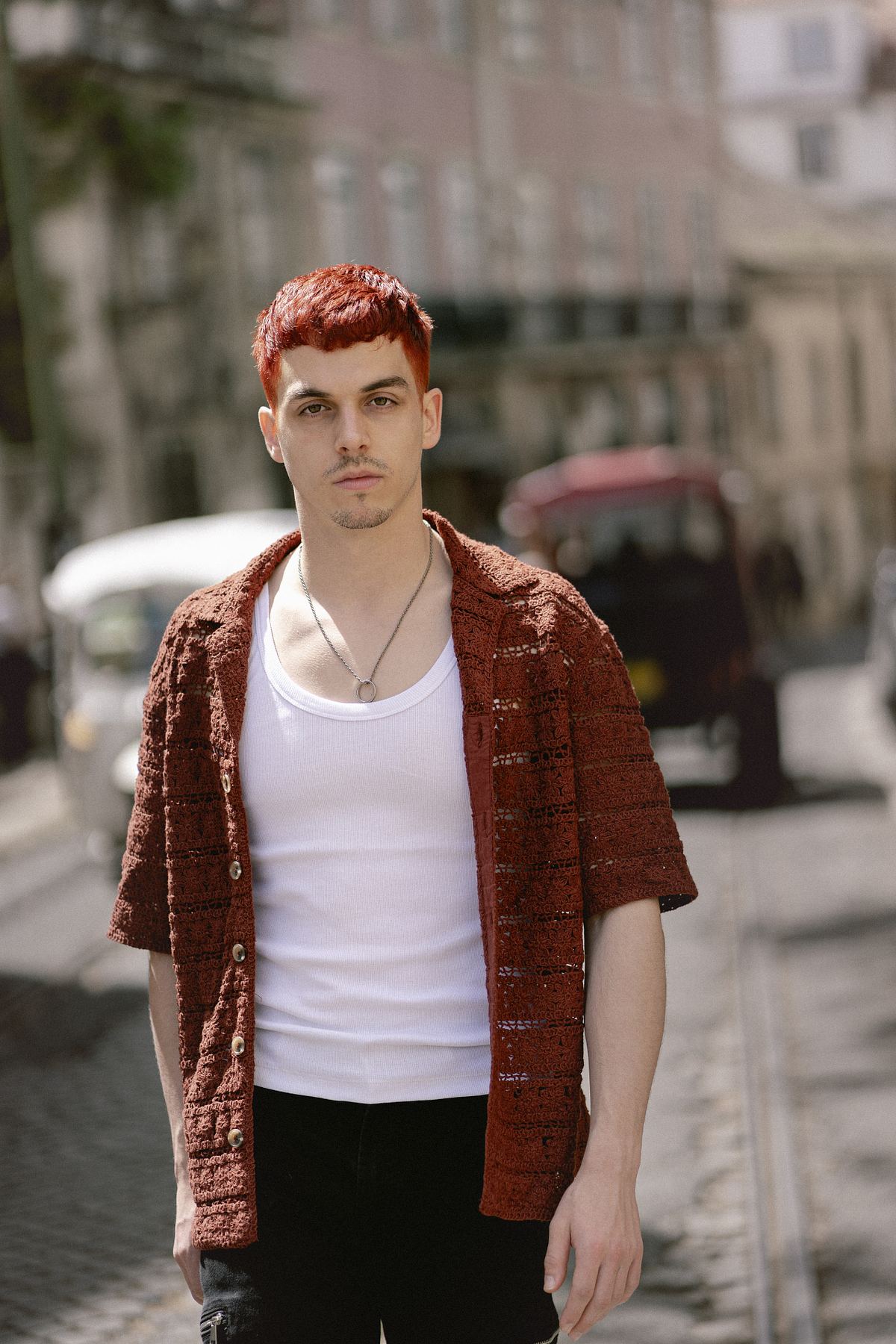 Male portrait on a Lisbon street