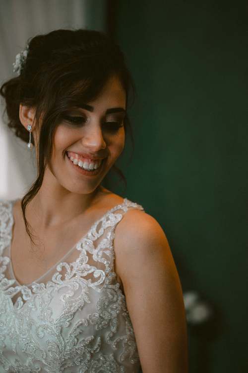 Bride Getting Ready