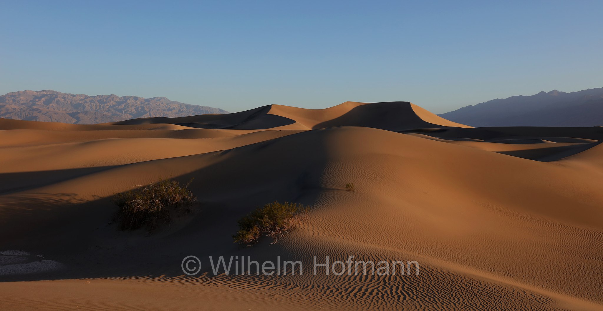 Mesquite Flat Sand Dunes, Death Valley National Park, Death-Valley-Nationalpark, Valle della Morte, California, Kalifornien, USA