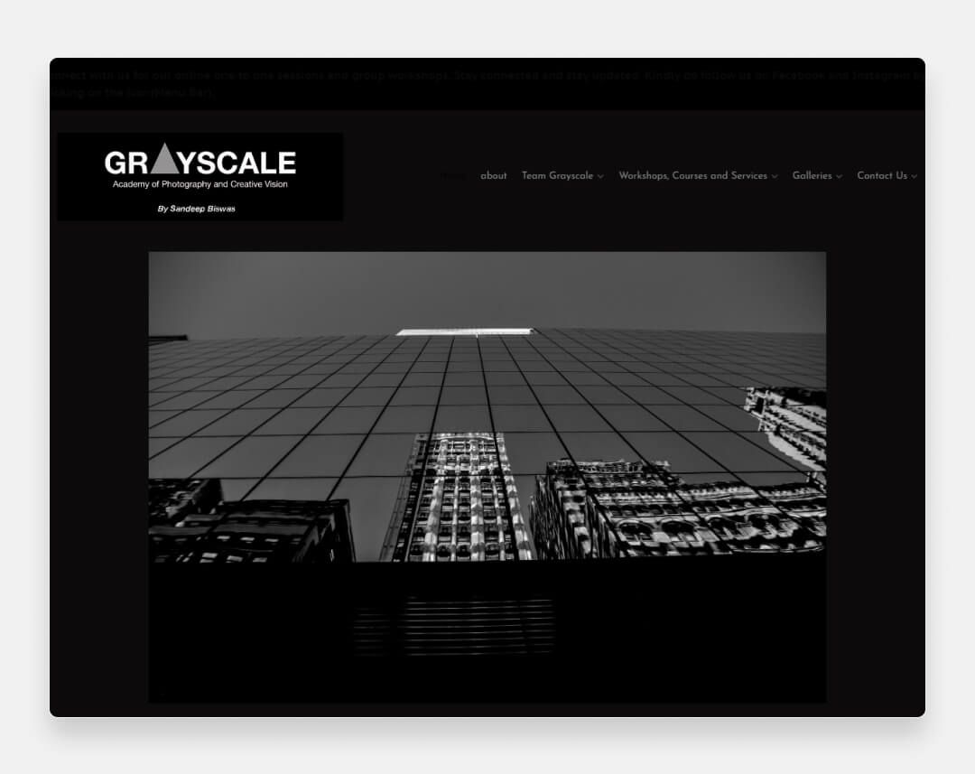Website der Greyscale Academy