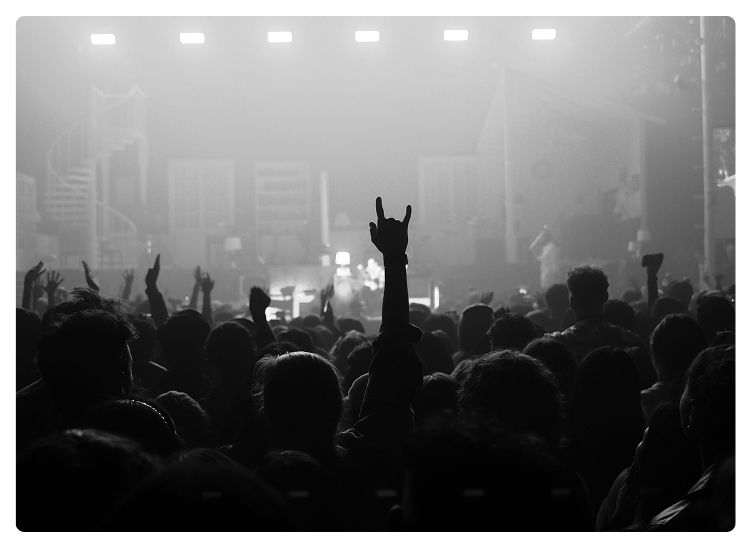 An event gallery clients rate one to five stars