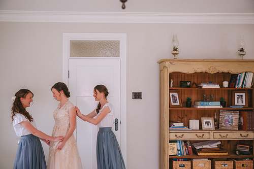 Bride Getting Ready