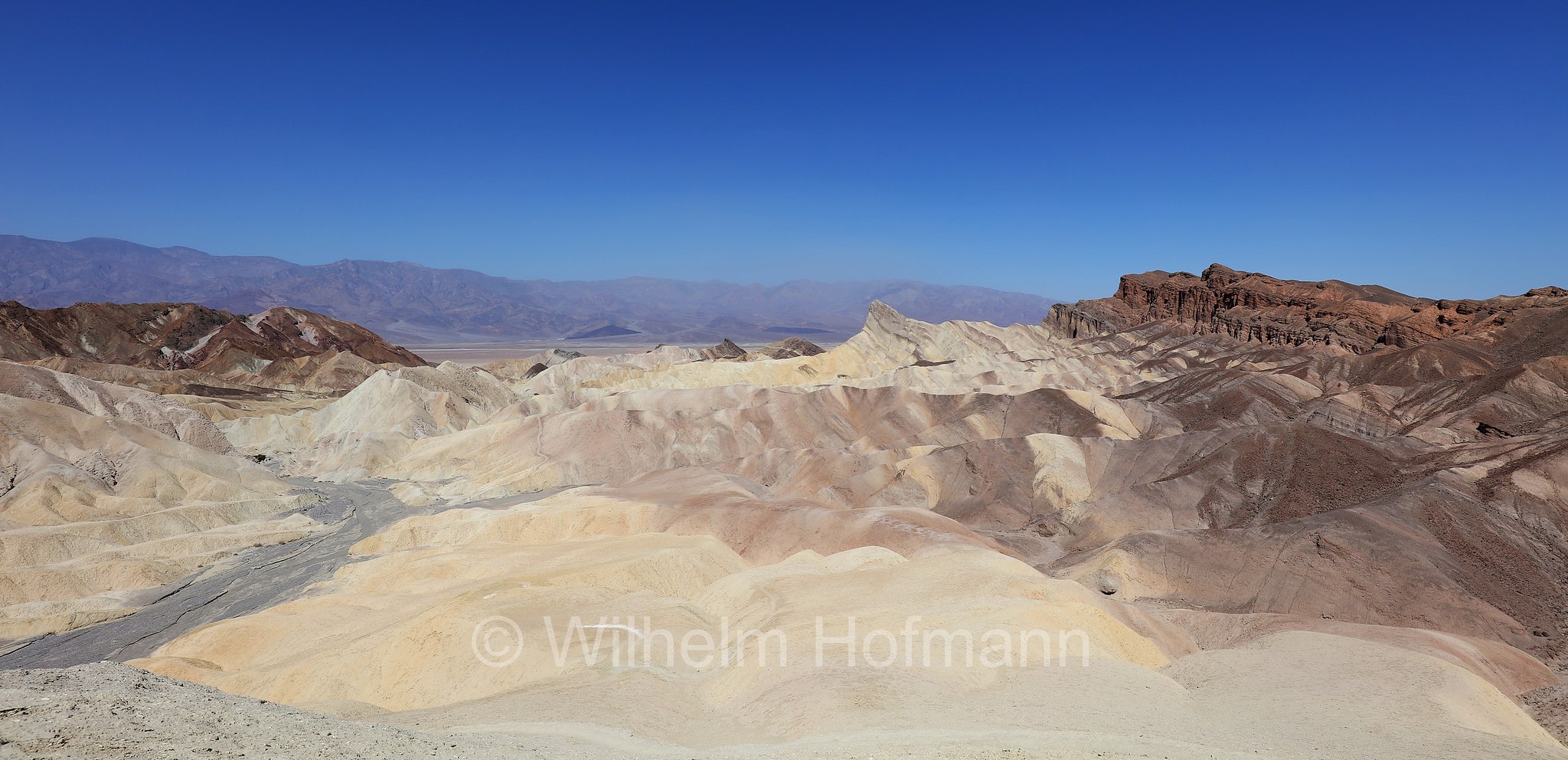 Zabriskie Point, Death Valley National Park, Death-Valley-Nationalpark, Valle della Morte, California, Kalifornien, USA