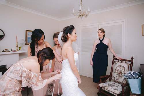 Bride Getting Ready