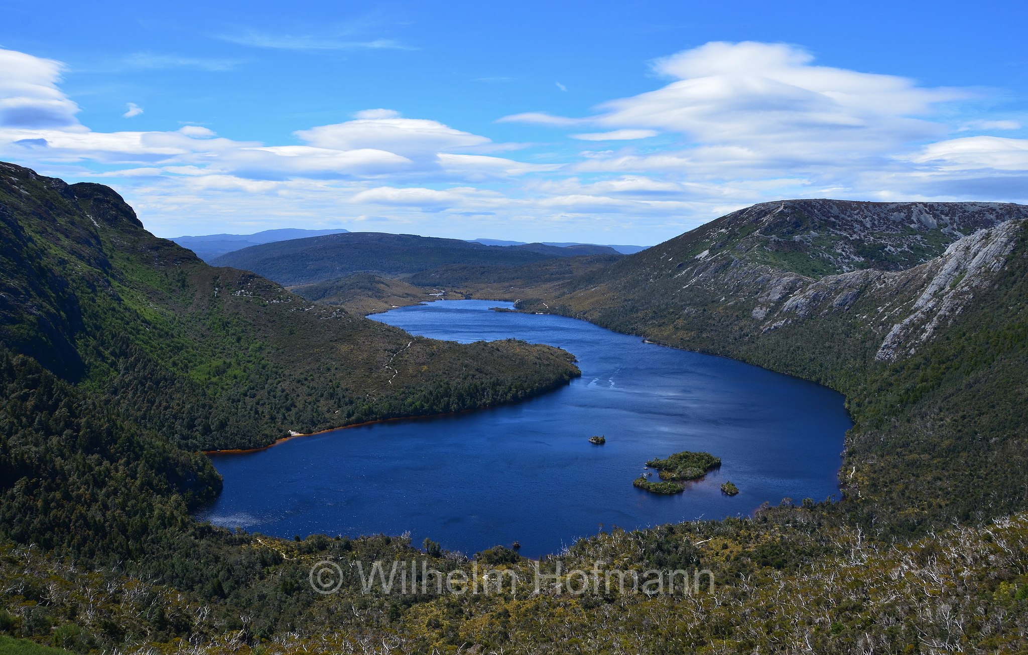 Face Track, Dove Lake, Cradle Mountain National Park, Cradle Mountain-Lake St Clair National Park, Cradle-Mountain-Lake-St.-Clair-Nationalpark, Parco nazionale del monte Cradle-lago St Clair, Tasmania, Tasmanien, Australia, Australien