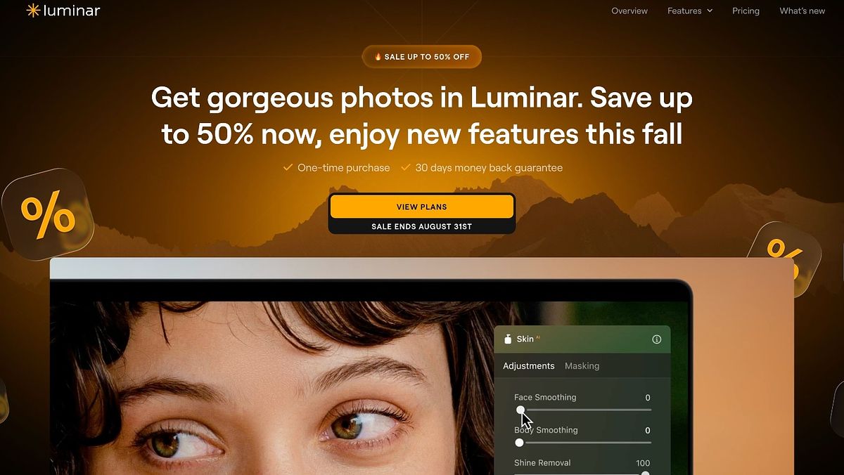 Luminar Neo homepage
