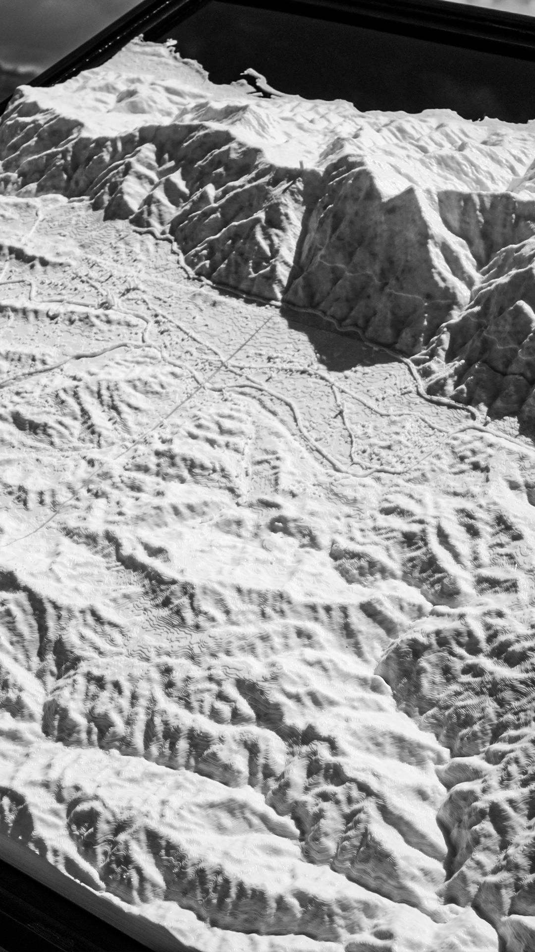 topografia ciudad caracas modelo tridimensional impresion 3d