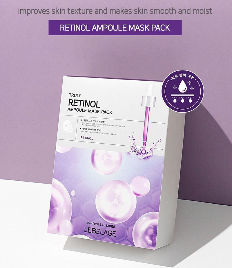 LEBELAGE Retinol Ampoule Mask