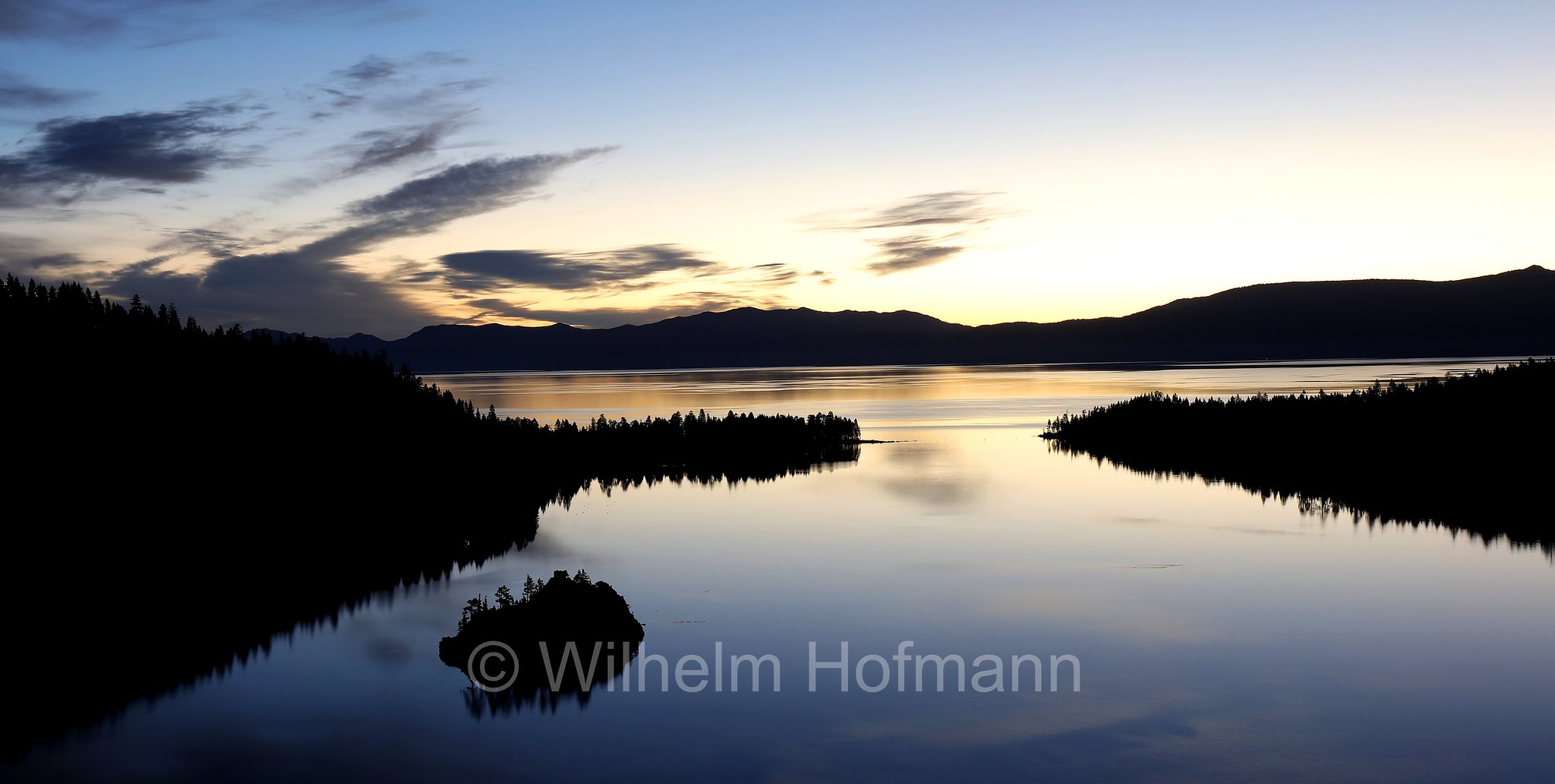 Fannette Island, Emerald Bay, Lake Tahoe, Lago Tahoe, California, Kalifornien, USA