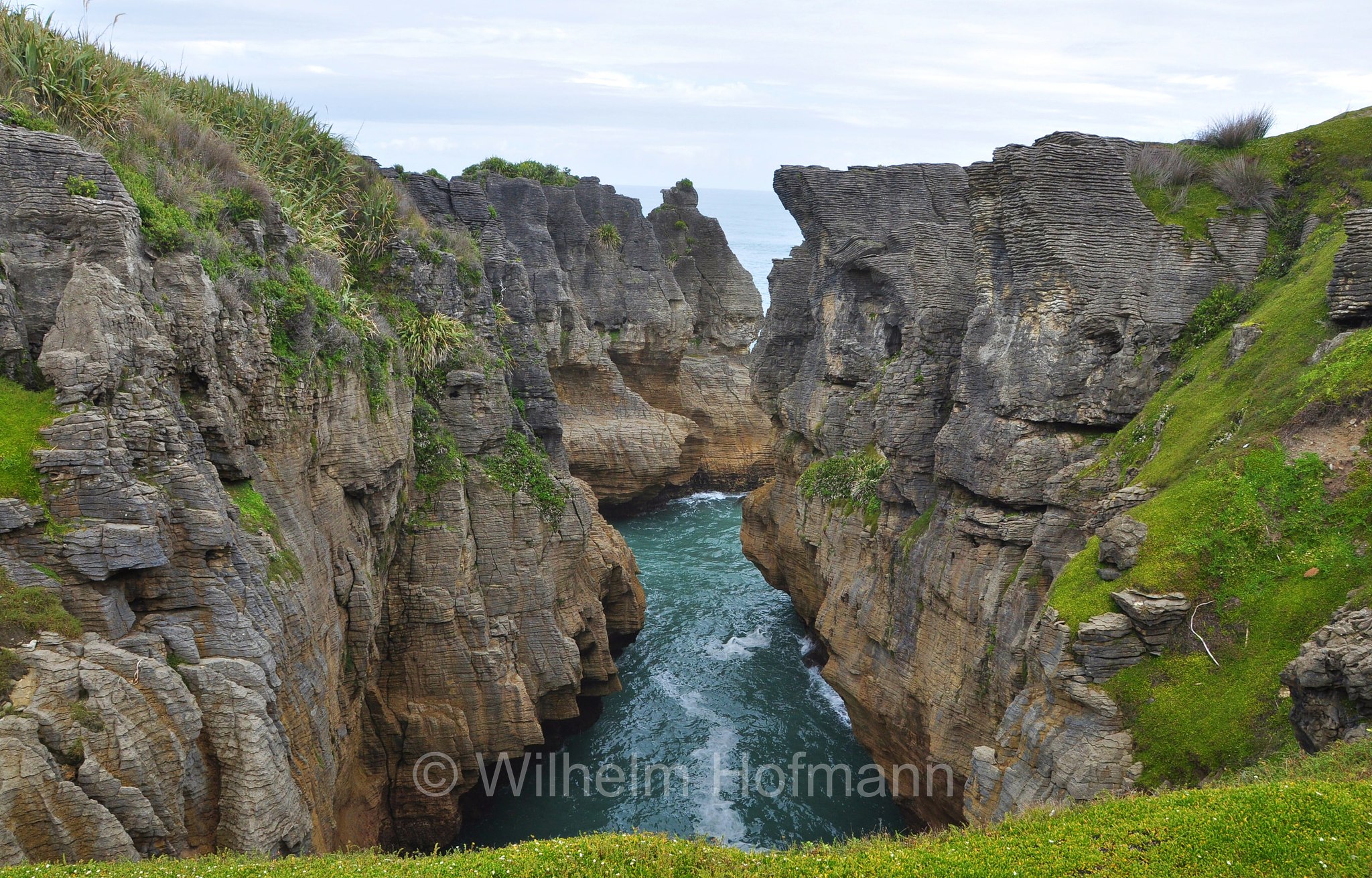 Pancake Rocks, Punakaiki, Paparoa National Park, Paparoa-Nationalpark, parco nazionale Paparoa, Fiordland National Park, South Island, Südinsel, Isola del Sud, New Zealand, Neuseeland, Nuova Zelanda