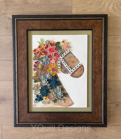 Quilled Horse