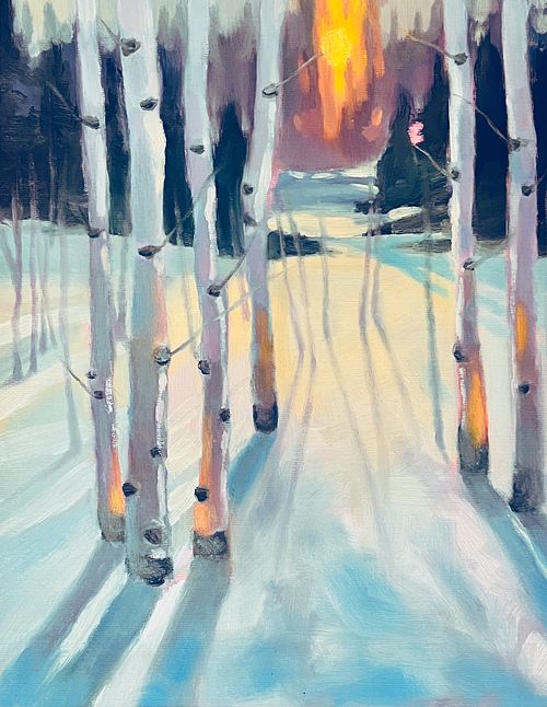 Painting Winterscape Workshop (3-Part Series): Water Mixable Oil