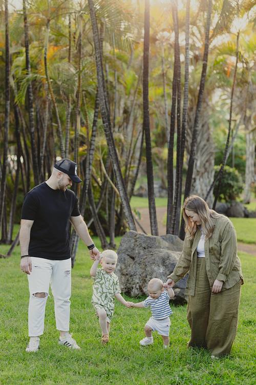 Family portrait session in Puerto de la Cruz, Tenerife