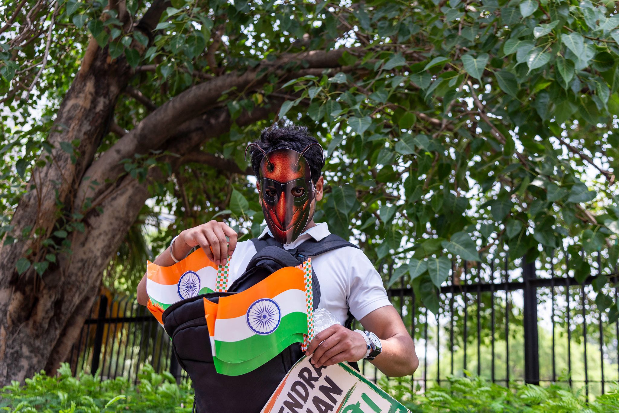 Cockroach Janta Party (CJP) protest in Delhi