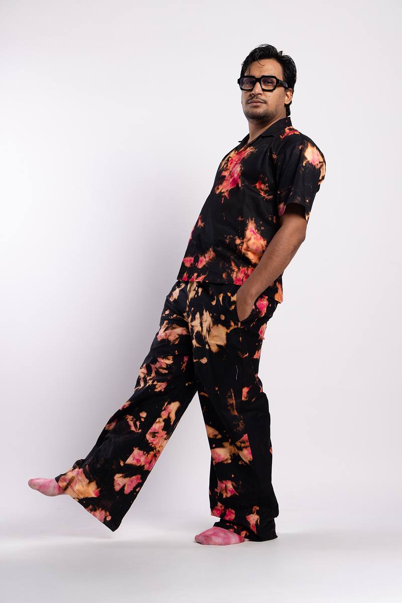 Cotton Twill Trousers - Eclipse Night