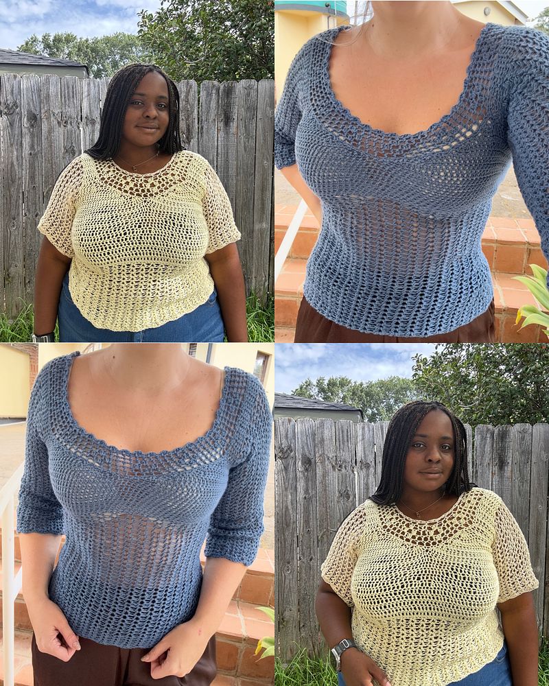 Zena Top PDF Crochet Pattern