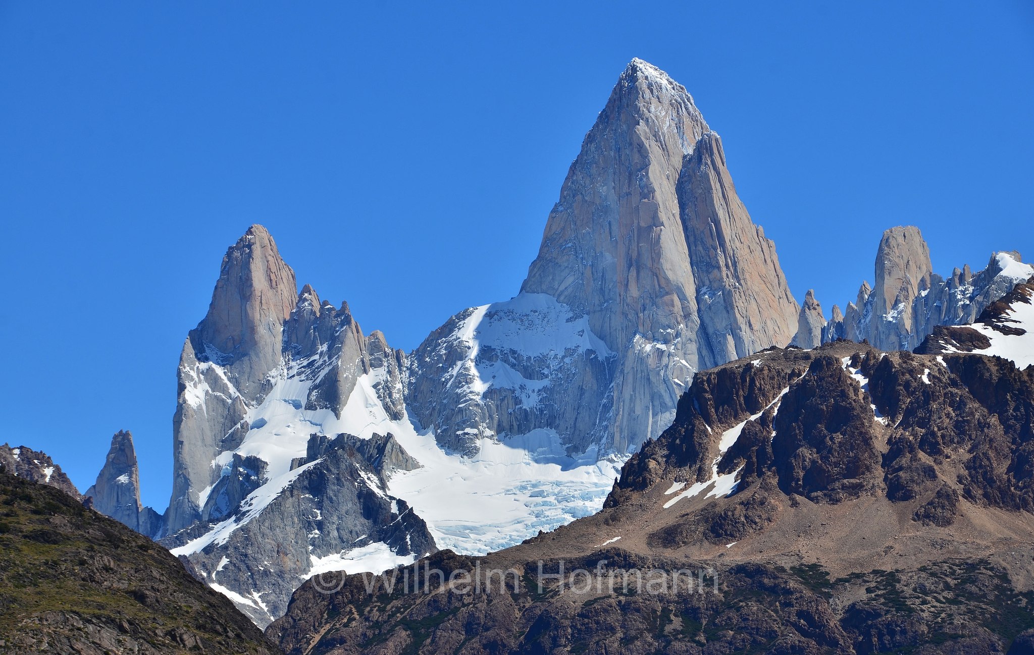 Fitz Roy, Monte Fitz Roy, Cerro Chaltén, Cerro Fitz Roy, Mount Fitz Roy, Los Glaciares National Park, Nationalpark Los Glaciares, Parco nazionale Los Glaciares, Santa Cruz, Argentina, Argentinien