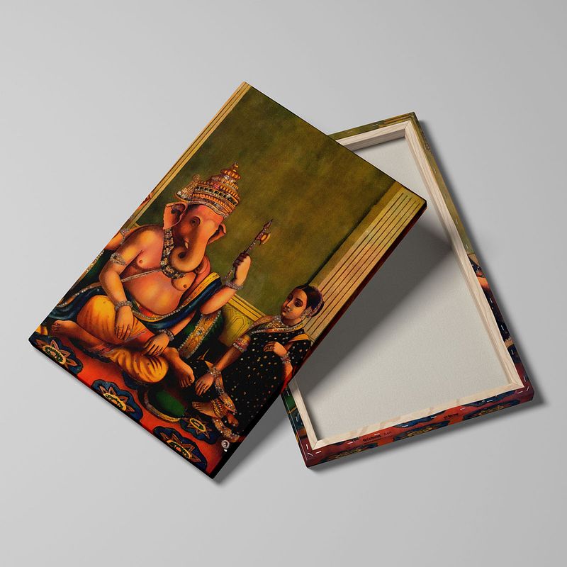 Siddhi Vinayaka by Raja Ravi Verma