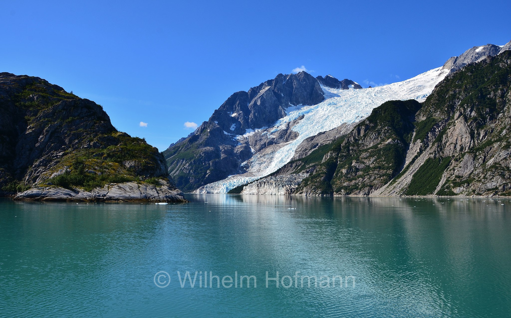 Harding Icefield, Northwestern Lagoon, Kenai Fjords National Park, Kenai-Fjords-Nationalpark, Parco nazionale dei Fiordi di Kenai, Alaska, USA