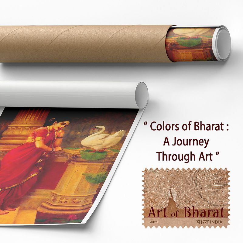 Hamsa Damayanti-Raja Ravi Verma