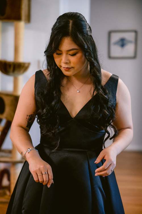 Bride Getting Ready