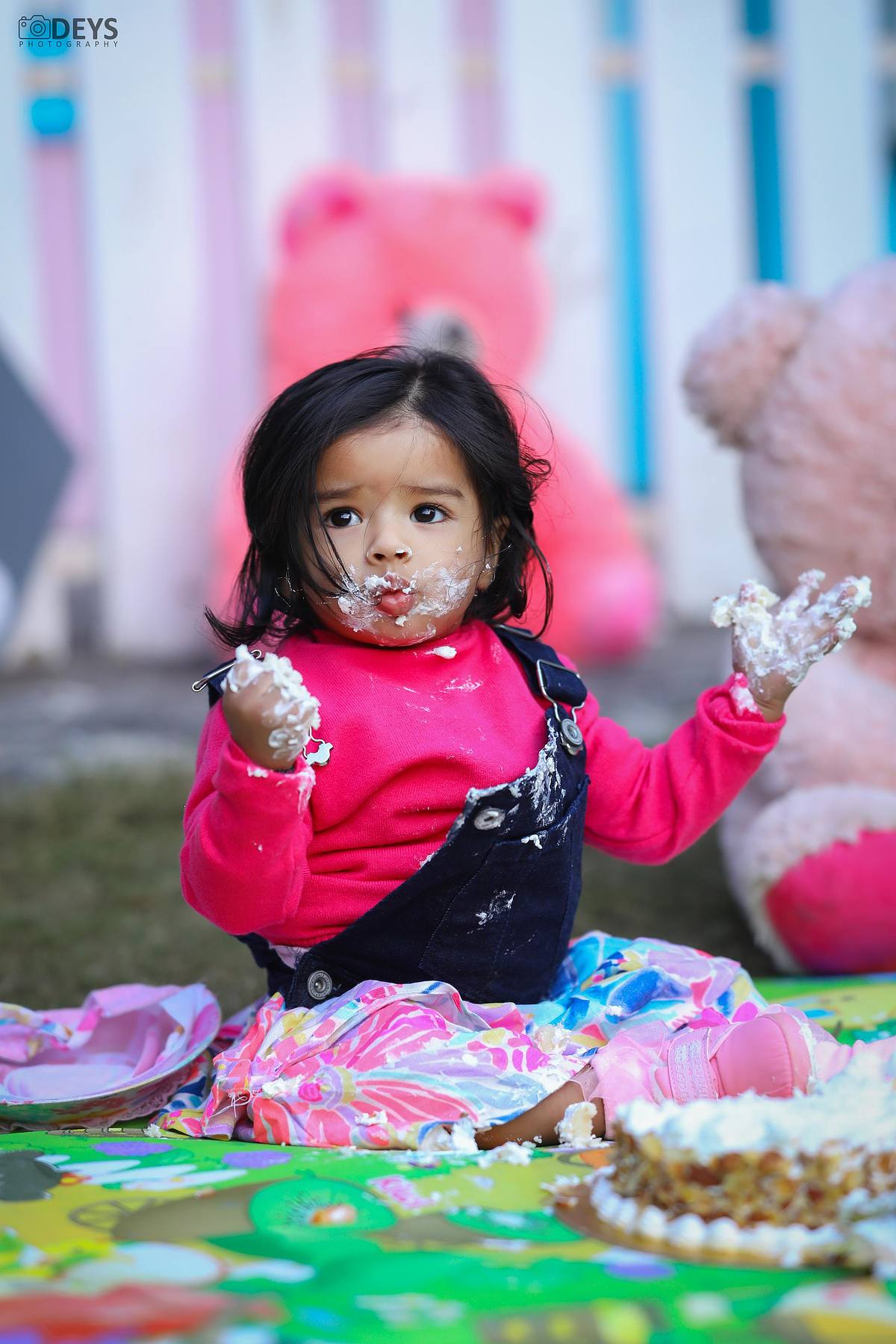 Cake smash shoot in Delhi