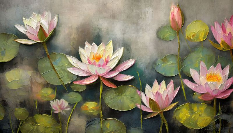 The Grace of Water Lilies – Inspired by Monet