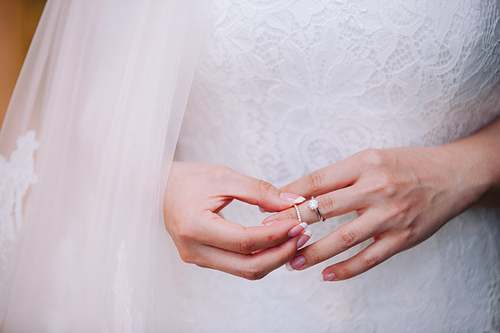 Bride Getting Ready