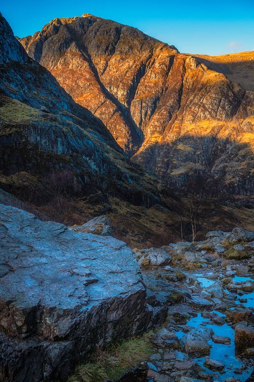Mountains,  trail,  Lost Valley ,Three Sisters, Bidean Nam Bian, Highlands, Scotland, Glencoe, clouds, storm, rain, gloomy, moody, winter, spring, dark, sky, mor, Aonach Eagach, ridge, hike, adventure, nature, landscape, United Kingdom, UK,