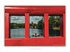 THE ONE - LINES & SHAPES -  "Framed in Red" - LIMITED EDITION 5 of 5