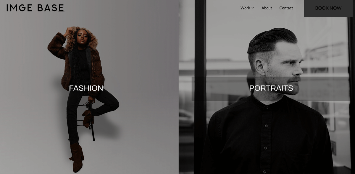 IMGE BASE fashion portfolio