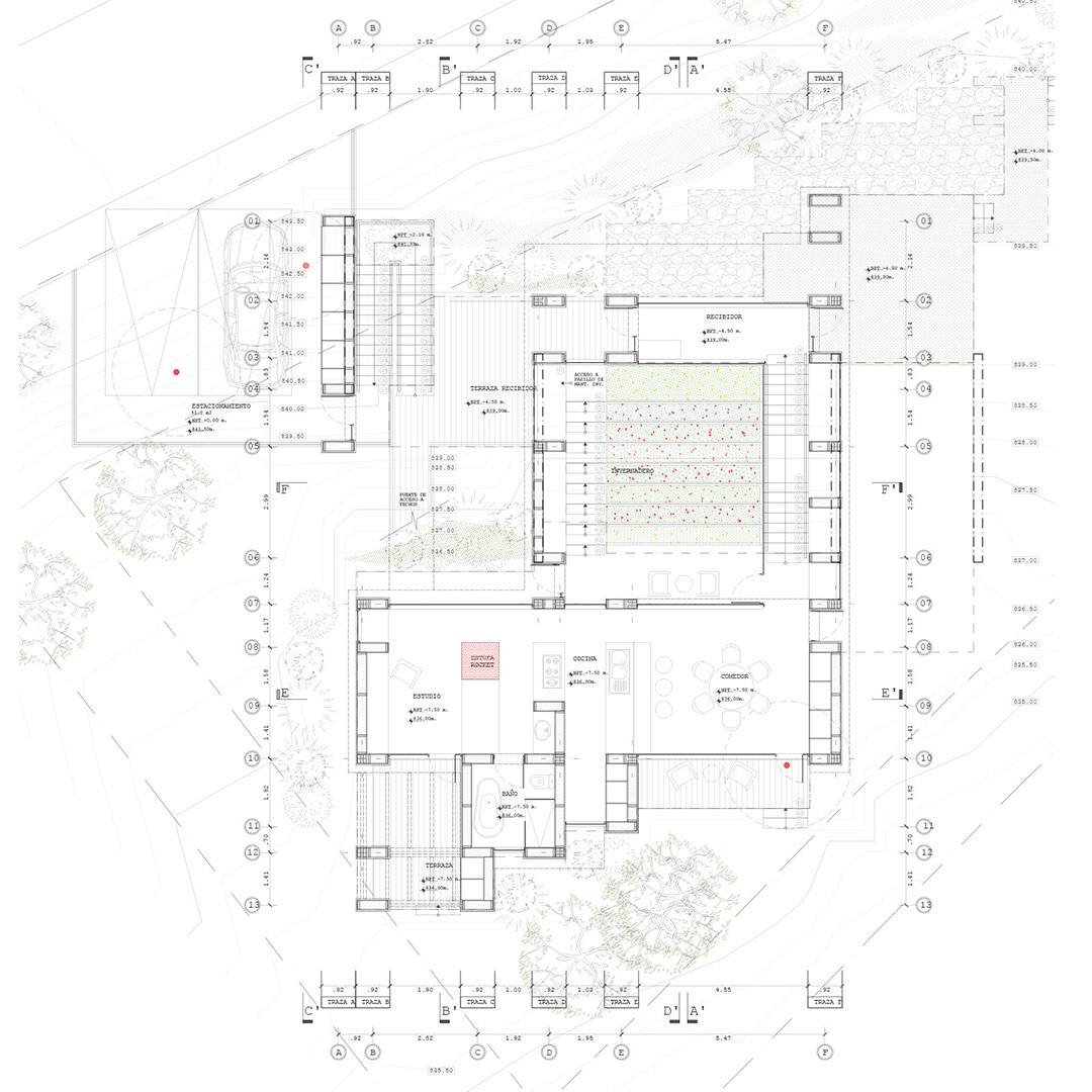 planta arquitect&oacute;nica casa ecol&oacute;gica paja Guadalajara dise&ntilde;o sostenible