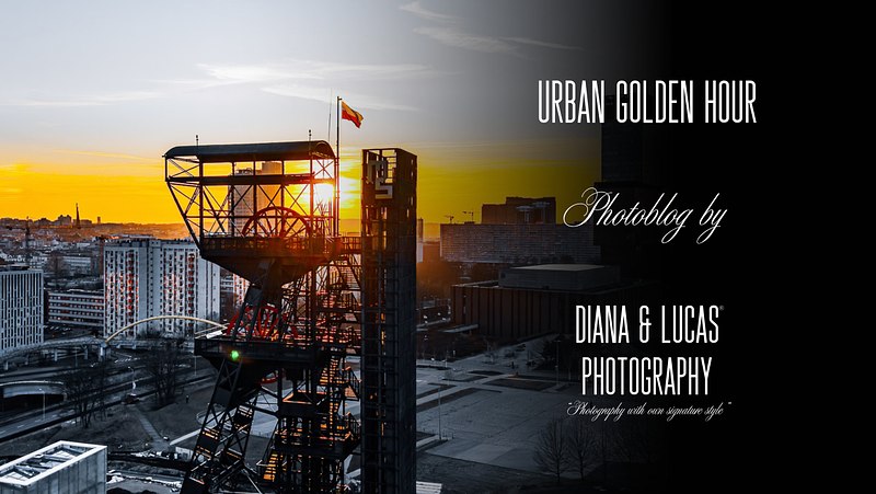 Urban Golden Hour from Above