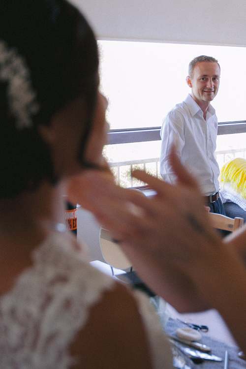 Bride Getting Ready