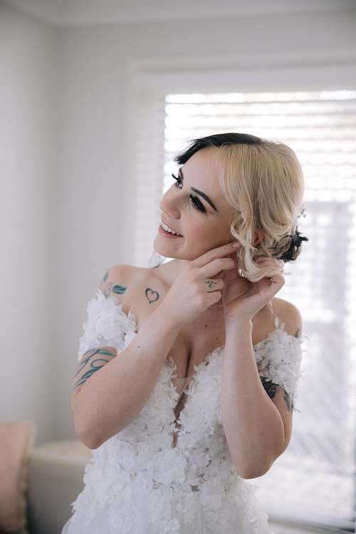Bride Getting Ready